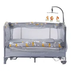  11 سرير السفر القابل للطي مع طاولة تغيير الحفاضات – الأمان والراحة في كل رحلة مع Island Toys