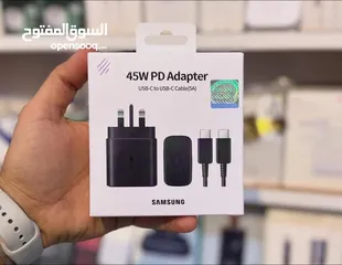  21 شواحن السامسونج ال 45 واط الاصلي صناعه فيتنام  فاست تشارج ختم الشركه وعليه الباركود