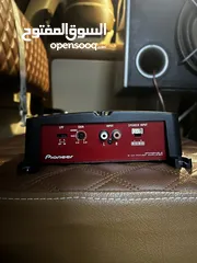  2 Pioneer amplifier 500W for sale with 2 kenwood speakers