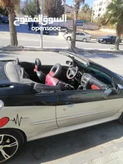  9 سيارة بيجو كشف 206cc موديل 2006 للبيع