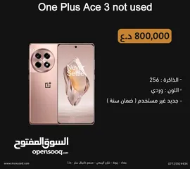  1 one plus ace 3 256-12 not used