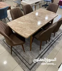  17 طاولة سفرة تركي (مكفولة )  باقل سعر في المملكة يوجد توصيل طاولات سفرة  التركية