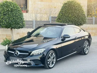  18 مرسيدس C200 كوبيه موديل 2019 وارد الشركة بحالة الوكاله