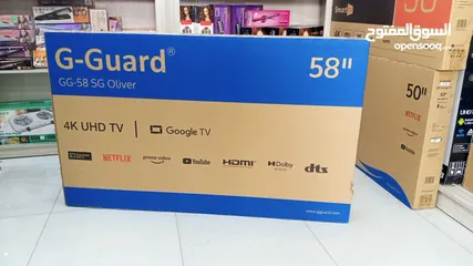  2 شاشة جيجارد 65  انش سمارت 4k جوجل  حرق حرق درويش علي الكفالة دور