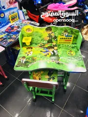  21 السعر شامل التوصيل داخل عمان عرض خاص على مكتب الدراسة للاطفال مع مقعد فقط من island toys