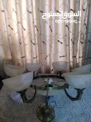  6 ثريا نحاس انتيك حجم كبير
