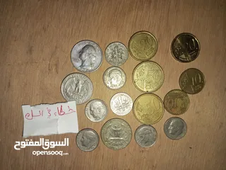  8 عملات معدنيه