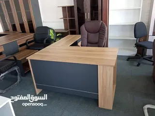  14 مكتب مدير متوفر بعدة الوان توصيل مجاني عدة موديلات وألوان وقياسات حسب الطلب