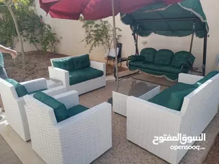  12 طقم راتان 5 مقاعد
