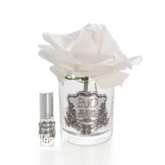  1 Luxury Home Fragrance Gift Set – Scented Rose Flower Arrangement & Premium Room Spray  Elegant Glas