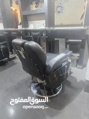  4 كراسي حلاقه استعمال خفيف للبيع