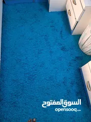  5 موكيته شبه وكاله للبيع طول 3×4 لون ازرق لا حرق لا يوجد خدش فيها