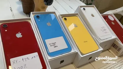  1 متوفر ايفونات XR الاصلي جيجا 64 و 128 بطاريات مشكل هدية كفر ولزقة وشاحن الاصلي متوفر توصيل