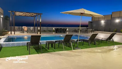  9 شاليهات ومزارع فخمه داخل ناعور مسبح مدفى