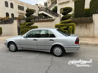  4 مرسيدس C200 1998 للبيع بدون الرقم نظيفه جدااا مفتاح شفط وارد الوكاله صيانه كامله بحاله الوكاله