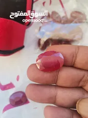  6 ياقوت روبي طبيعي