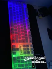  1 كيبورد و ماوس RGB