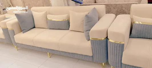  4 New design sofa and Curtain