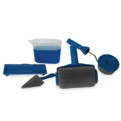  7 رول دهان PINTER ROLLER قابل للتعبئه رول الدهان 7 قطع مع عصا