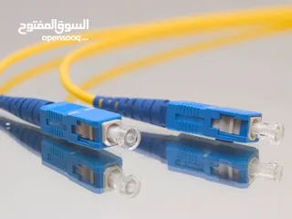  5 كوابل فايبر (اسلاك فايبر للراوتر) يتوافر اطوال Fiber Cable