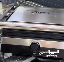  4 وصلنا حديثا !!! جريل مع توست التسخين بالحجم الكبير من شركة luxor العالمية  ستانلس مع مفتا