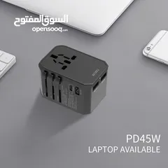  5 WIWU  UNIVERSAL PLUG ADAPTER 45W SMART -NEW -MEAGByte