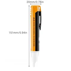  2 قلم كاشف اعطال الكهرباء في السلك  قلم فحص فولتية الكهرباء والكشف عن تردد الكهرباء