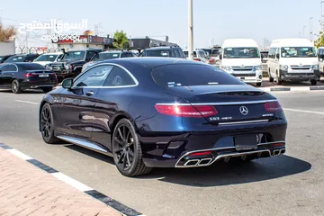  6 2015- S63 AMG COUPE // BEIGE INSIDE // IMMACULATE CONDITION // - ONLY 54,000 KM DONE