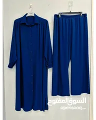  8 كُـلـه نعـومـة وانـاقـة  طقـم"قميـص وبنطـلـون"بـس 7 دنـانيـر  فـري سـايـز لـوزن 55-85الخـ