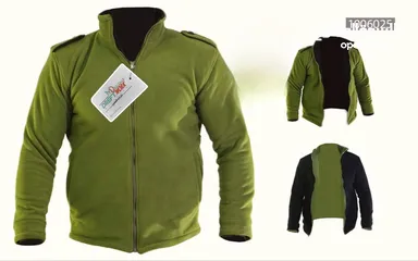  8 جاكيت شتوي سميك بخامة فليس أصلية، دافئ وأنيق، وتقدر تلبسه على الجهتين لتبديل إطلالتك فورًا