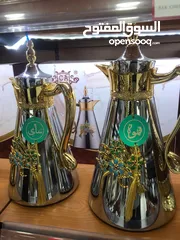  3 دلّتين قهوة وشاي فاخرة