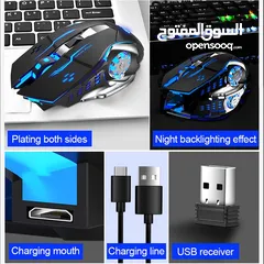  3 ماوس جيمنغ أصلي لألعاب الفيديو الاحترافية وايرلس Aula SC100 Gaming Mouse Wireless