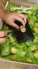  5 تمر محشي طحنيه ومغطس بالسمسم