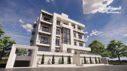  2 ارضية استثمارية 100متر مع ترس مقسمة الى استديو عدد 2 في ضاحية الرشيد  خلف الجامعة الاردنية