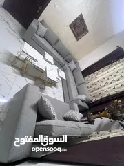  25 اطقم كورنرات تفصيل جديد ستايل امريكي  من افضل انواع الخشب والقماش والاسفنج  مع امكانية تغيير اللون