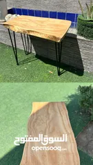  2 طاولات خشبية