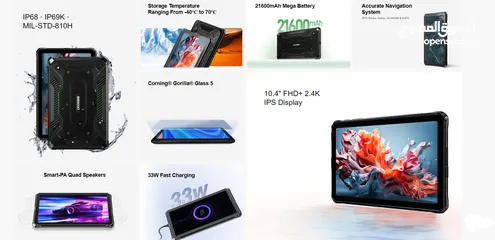  2 دودجي R20 تابلت غير قابل للكسر
