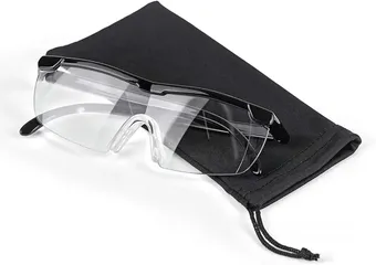  11 نظارة مكبرة مزودة بإضاءات جانبية EASYmaxx Magnifying Glasses  Glasses with Magnifying Function 160%