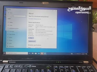  2 Thinkpad i5 8MB Ram بحالة جيدة جدا يعمل.على البطارية بدون شاحن 150 ش