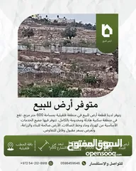 1 أرض للبيع في باقة الحطب/ قلقيلية – 600م2-2025