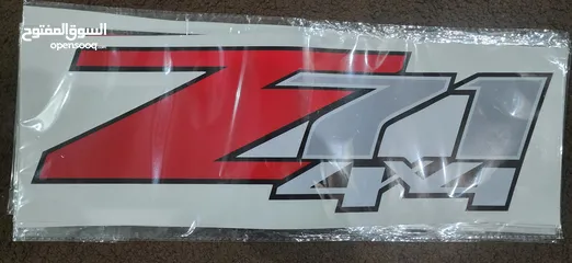 26 stickers for pick up....Z71,,, 4X4,,,,, sport