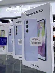  3 Samsung galaxy A35 5G (256 GB / 8  RAM)  كفالة الشركة جديد مسكر بالكرتونة الكمية محدودة جدا