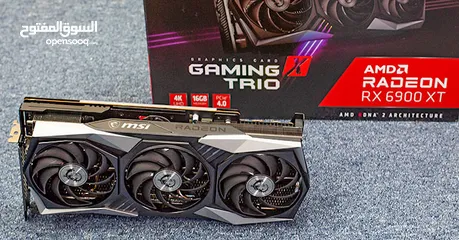  1 كارت شاشه  Radeon RX 6900 XT GAMING X TRIO 16G