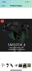  7 مانع اهتزاز  Zhiyun Smooth 4 Mobile Gimbal Stabilizer For Smartphones - Black