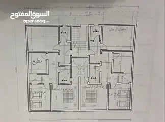  2 شقة نصف تشطيب للبيع في السراجً