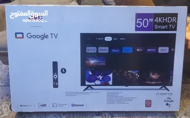  1 تلفزيون JVC سمارت 4k حجم 50 انج