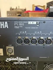  4 مكسر Yamaha الموديلpm5d-rh مستعمل شهر إلى متروك كثير بس جديد احترافي وقديم شوي بس قوي ل إذاعة او هيك
