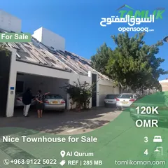  8 Beautiful Townhouse for Sale in Al Qurum  REF 285MB