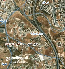  1 قطعة أرض مساحة 1000 متر مستويه  واجهه 25 متر