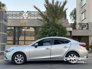  20 مازدا زوم 3 -  2019  بسعر 11600 دينار  كاش لون سلفر    لم تعمل سياحي او تطبيقات نهائي